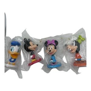 Set of 4 Kellogg’s Disney Character Figurines - Mickey, Minnie, Donald, Goofy‎